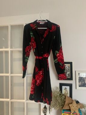 Ricki's Black Floral Dress